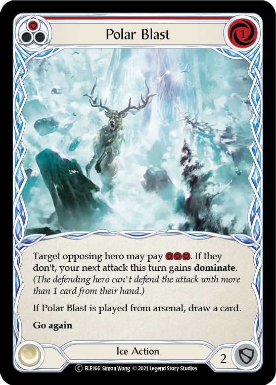 Polar Blast (Red) [U-ELE166] Unlimited Rainbow Foil | Good Games Cannington