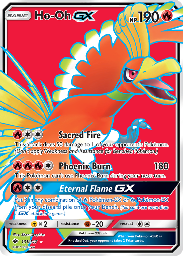 Ho-Oh GX (131/147) [Sun & Moon: Burning Shadows] | Good Games Cannington