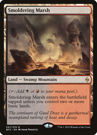 Smoldering Marsh [Battle for Zendikar] | Good Games Cannington
