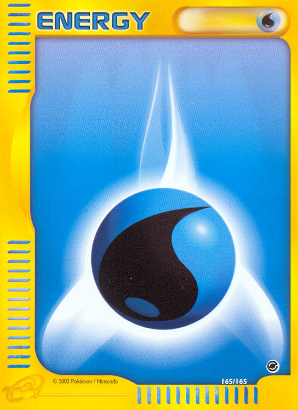 Water Energy (165/165) [Expedition: Base Set] | Good Games Cannington
