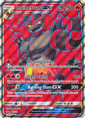 Incineroar GX (SM38) (Jumbo Card) [Sun & Moon: Black Star Promos] | Good Games Cannington