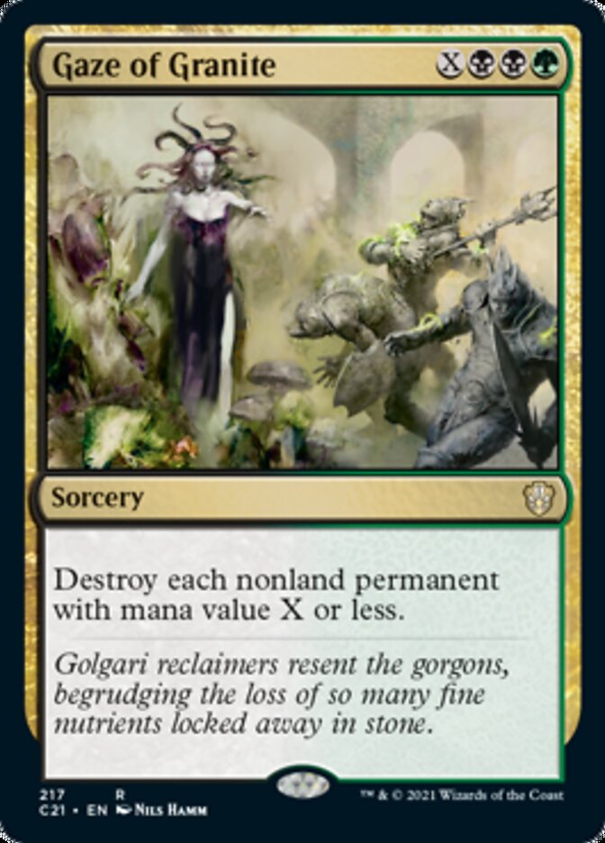 Gaze of Granite [Commander 2021] | Good Games Cannington