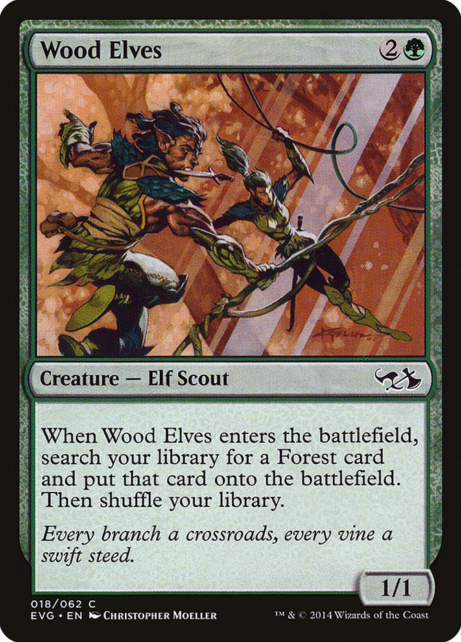 Wood Elves (Elves vs. Goblins) [Duel Decks Anthology] | Good Games Cannington