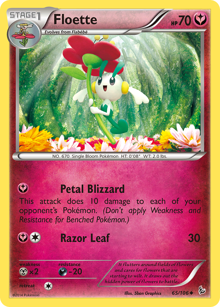 Floette (65/106) [XY: Flashfire] | Good Games Cannington