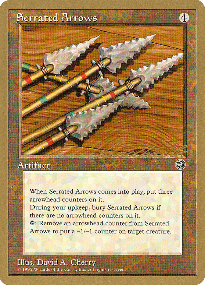 Serrated Arrows (Leon Lindback) [Pro Tour Collector Set] | Good Games Cannington