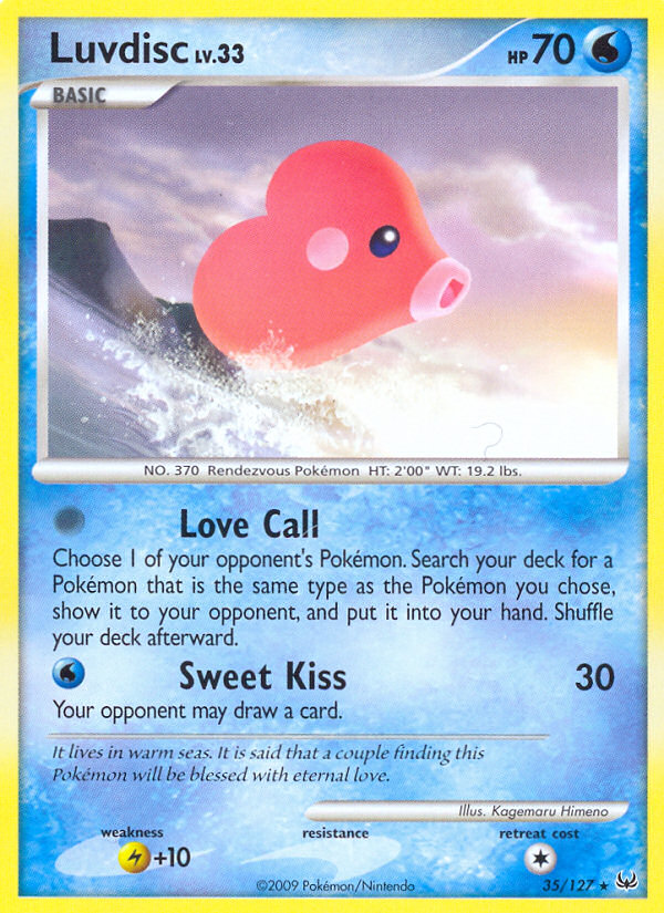 Luvdisc (35/127) [Platinum: Base Set] | Good Games Cannington