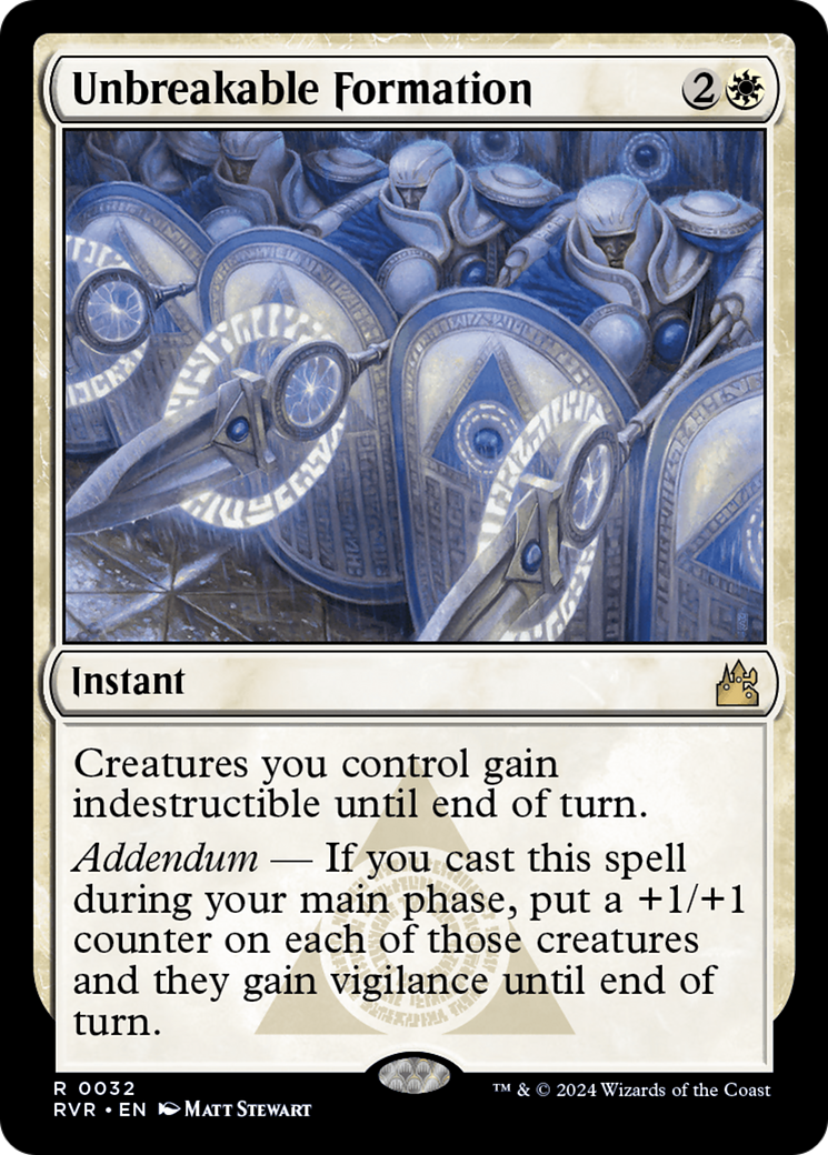 Unbreakable Formation [Ravnica Remastered] | Good Games Cannington