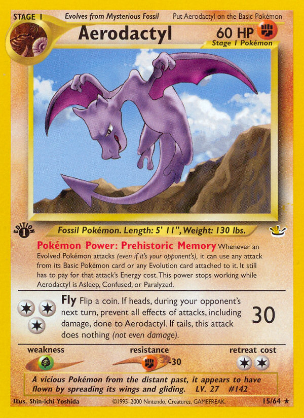 Aerodactyl (15/64) [Neo Revelation 1st Edition] | Good Games Cannington