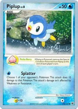 Piplup LV.8 (72/100) (Empotech - Dylan Lefavour) [World Championships 2008] | Good Games Cannington