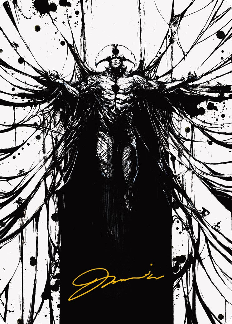 Sinew Dancer Art Card (Gold-Stamped Signature) [Phyrexia: All Will Be One Art Series] | Good Games Cannington