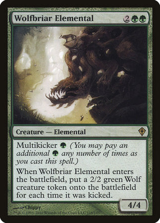 Wolfbriar Elemental [Worldwake] | Good Games Cannington