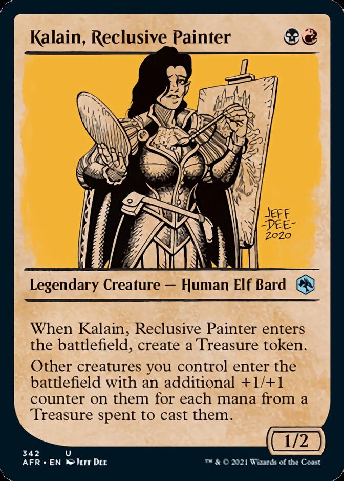 Kalain, Reclusive Painter (Showcase) [Dungeons & Dragons: Adventures in the Forgotten Realms] | Good Games Cannington