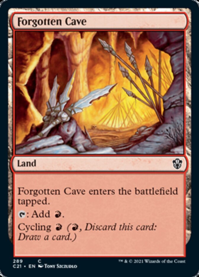 Forgotten Cave [Commander 2021] | Good Games Cannington