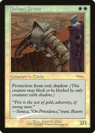 Soltari Priest [Friday Night Magic 2002] | Good Games Cannington