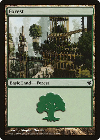 Forest (88) [Duel Decks: Izzet vs. Golgari] | Good Games Cannington