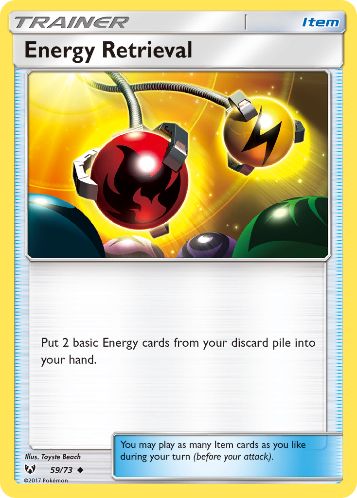 Energy Retrieval (59/73) [Sun & Moon: Shining Legends] | Good Games Cannington
