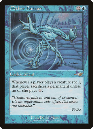 Aether Barrier [Nemesis] | Good Games Cannington
