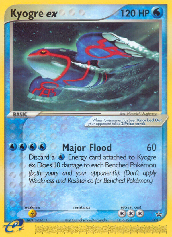 Kyogre ex (001) [Nintendo: Black Star Promos] | Good Games Cannington
