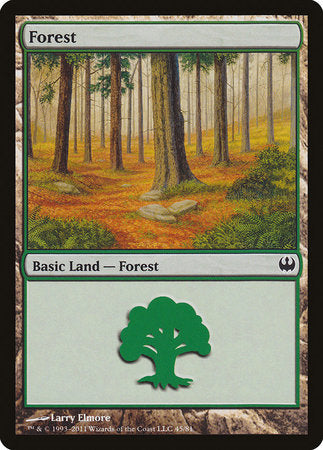 Forest (45) [Duel Decks: Knights vs. Dragons] | Good Games Cannington