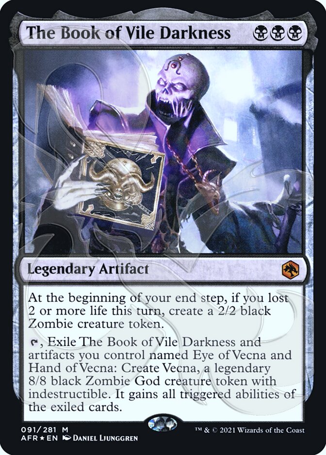 The Book of Vile Darkness (Ampersand Promo) [Dungeons & Dragons: Adventures in the Forgotten Realms Promos] | Good Games Cannington