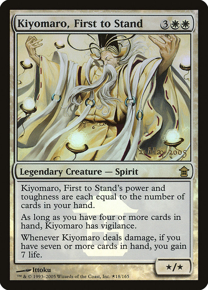 Kiyomaro, First to Stand [Saviors of Kamigawa Promos] | Good Games Cannington