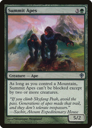 Summit Apes [Worldwake] | Good Games Cannington
