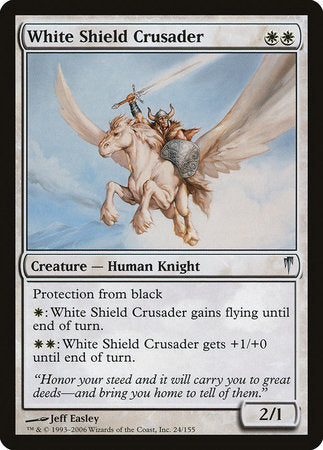 White Shield Crusader [Coldsnap] | Good Games Cannington
