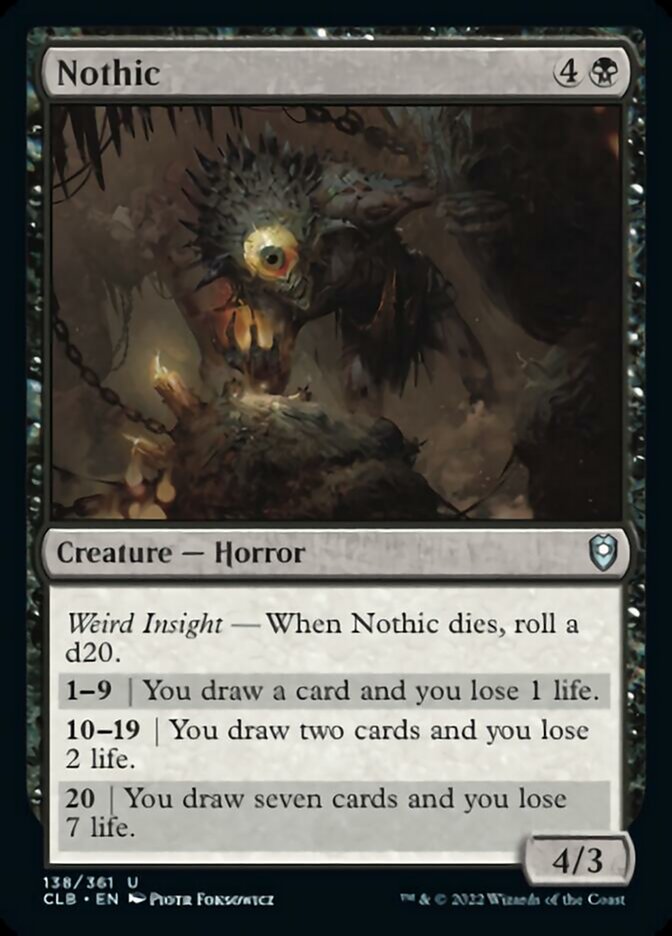 Nothic [Commander Legends: Battle for Baldur's Gate] | Good Games Cannington