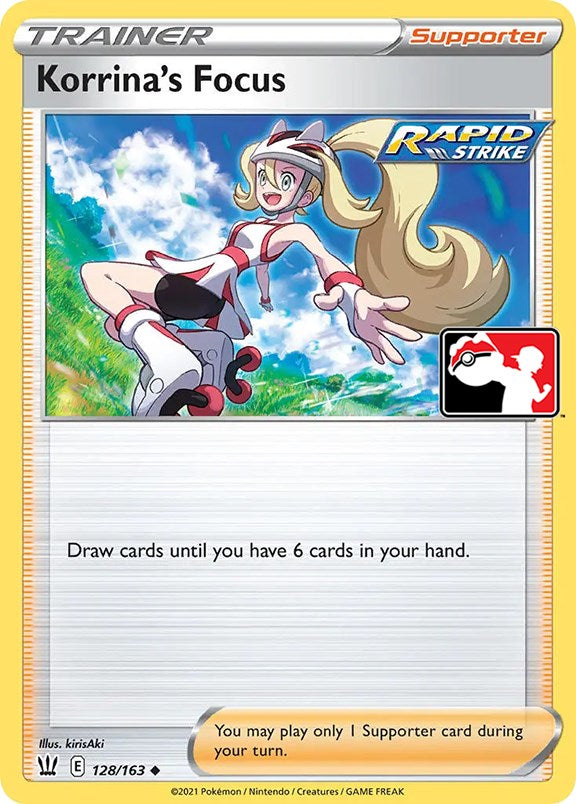 Korrina's Focus (128/163) [Prize Pack Series One] | Good Games Cannington