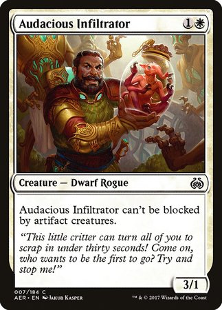 Audacious Infiltrator [Aether Revolt] | Good Games Cannington