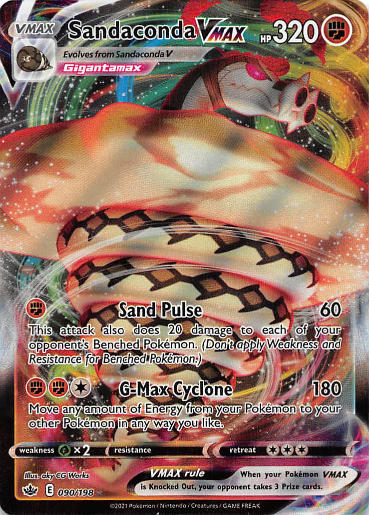 Sandaconda VMAX (090/198) [Sword & Shield: Chilling Reign] | Good Games Cannington