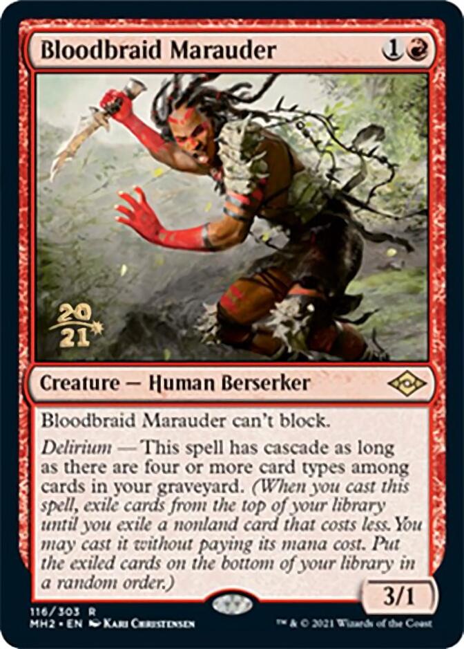 Bloodbraid Marauder [Modern Horizons 2 Prerelease Promos] | Good Games Cannington