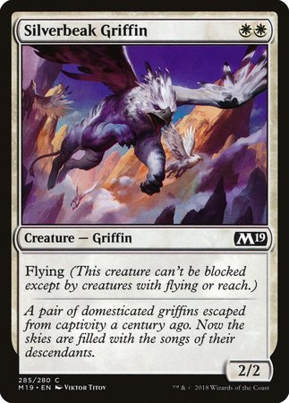 Silverbeak Griffin [Core Set 2019] | Good Games Cannington