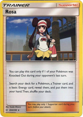 Rosa (204/236) (Build & Battle Box Exclusive) [Sun & Moon: Cosmic Eclipse] | Good Games Cannington