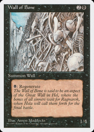 Wall of Bone [Fourth Edition] | Good Games Cannington