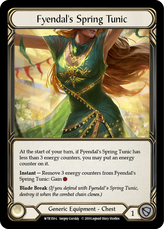 Fyendal's Spring Tunic [WTR150-L] Alpha Print Cold Foil | Good Games Cannington