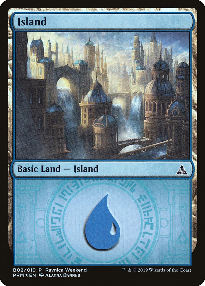 Island (B02) [Ravnica Allegiance Guild Kit] | Good Games Cannington