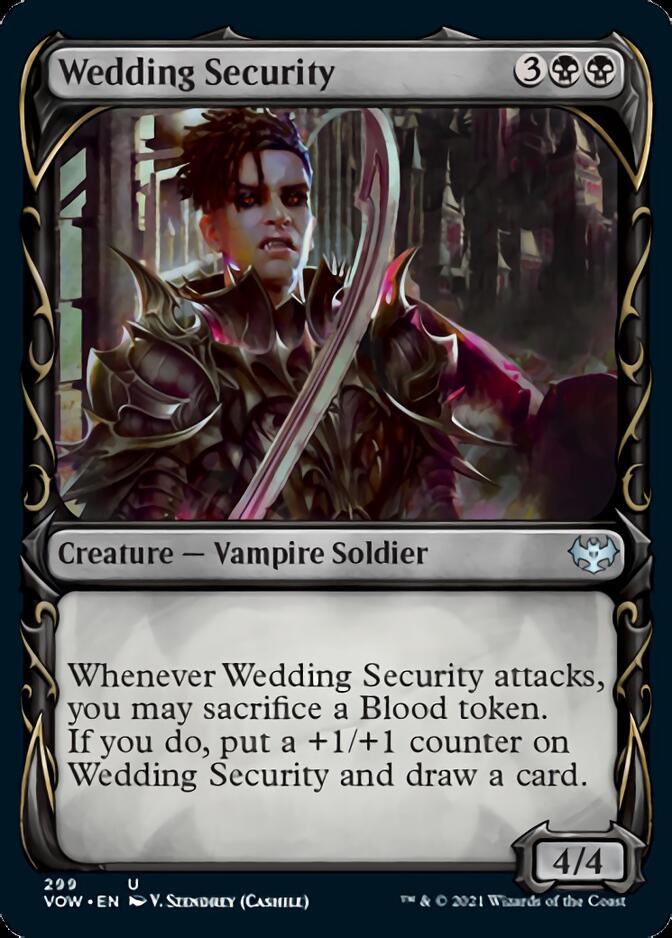 Wedding Security (Showcase Fang Frame) [Innistrad: Crimson Vow] | Good Games Cannington