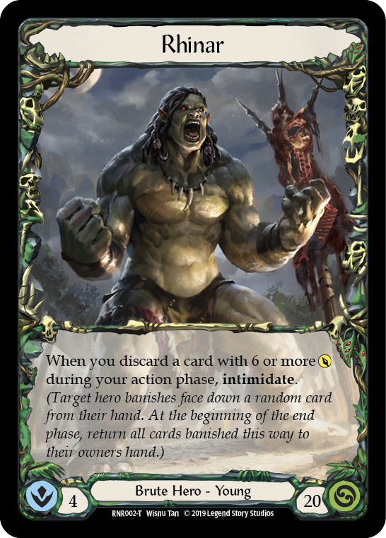 Rhinar [RNR002-T] (Rhinar Hero Deck)  1st Edition Normal | Good Games Cannington