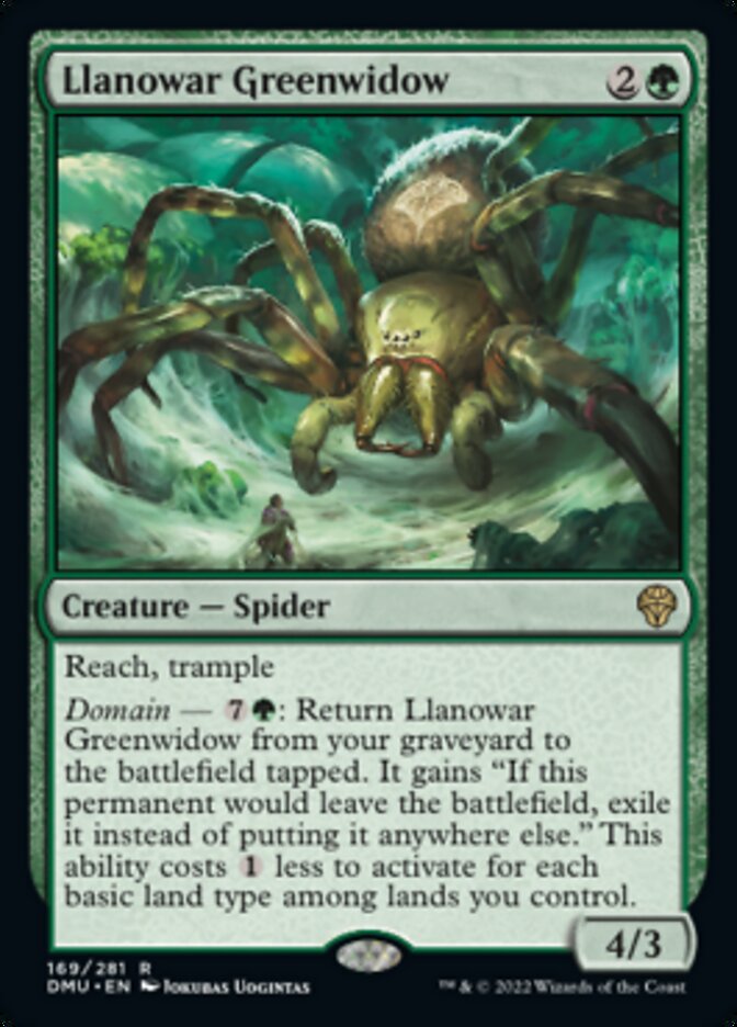 Llanowar Greenwidow [Dominaria United] | Good Games Cannington