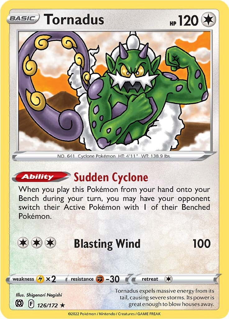 Tornadus (126/172) [Sword & Shield: Brilliant Stars] | Good Games Cannington