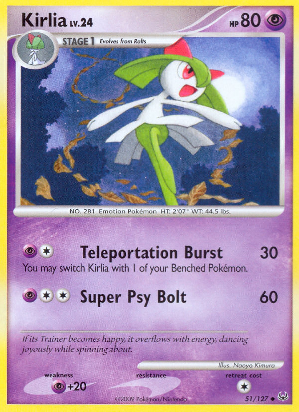 Kirlia (51/127) [Platinum: Base Set] | Good Games Cannington