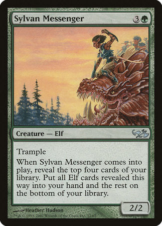 Sylvan Messenger [Duel Decks: Elves vs. Goblins] | Good Games Cannington