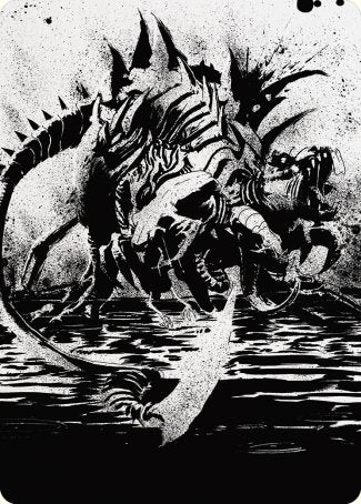 Karumonix, the Rat King Art Card [Phyrexia: All Will Be One Art Series] | Good Games Cannington