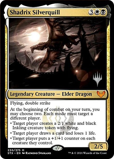 Shadrix Silverquill (Promo Pack) [Strixhaven: School of Mages Promos] | Good Games Cannington