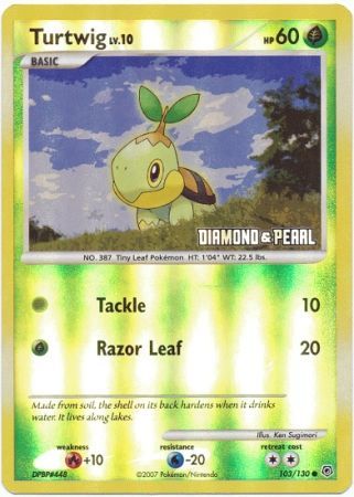 Turtwig (103/130) [Burger King Promos: 2008 Collection] | Good Games Cannington