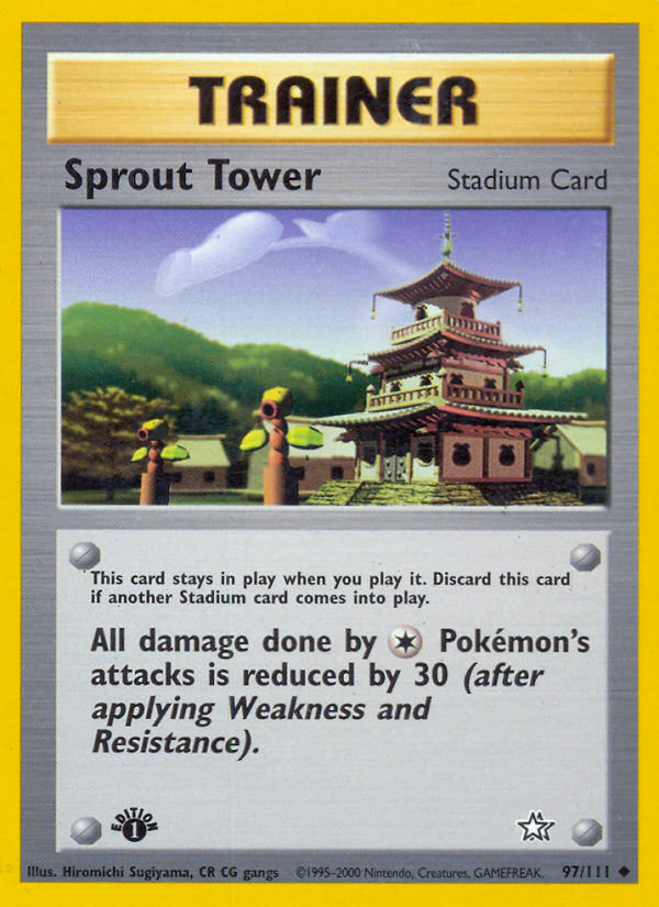 Sprout Tower (97/111) [Neo Genesis 1st Edition] | Good Games Cannington