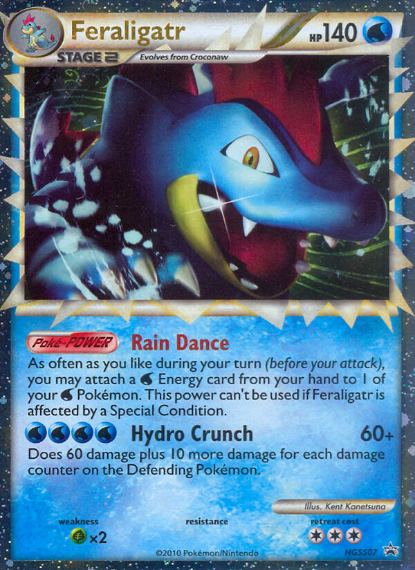 Feraligatr (HGSS07) [HeartGold & SoulSilver: Black Star Promos] | Good Games Cannington