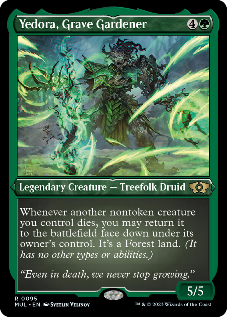 Yedora, Grave Gardener (Foil Etched) [Multiverse Legends] | Good Games Cannington