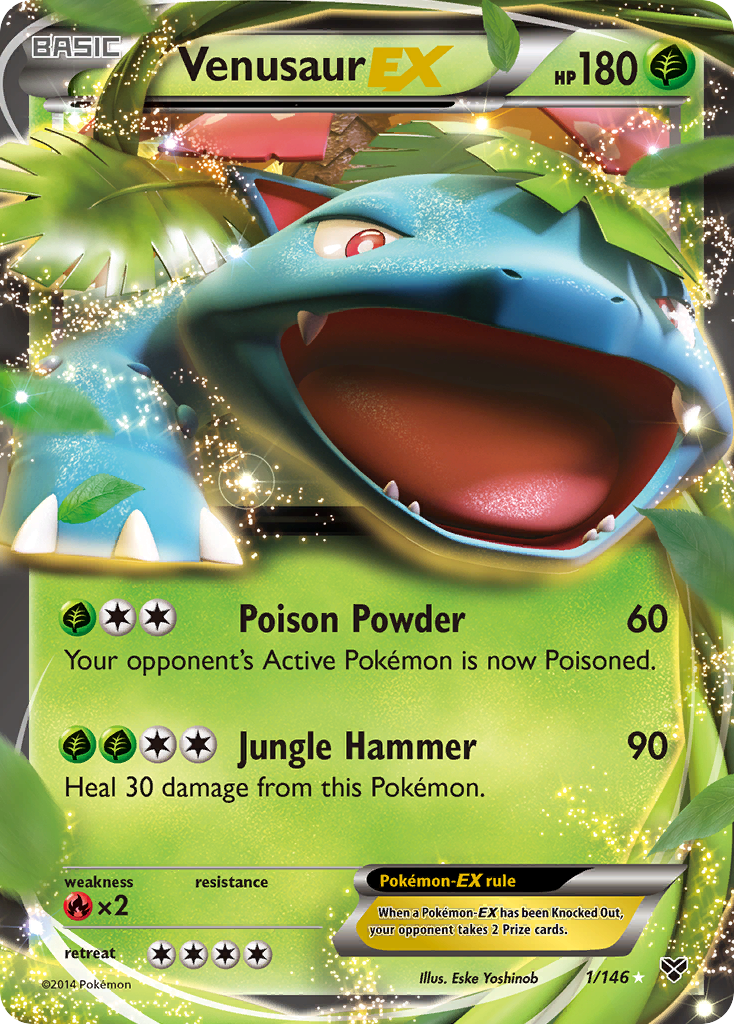 Venusaur EX (1/146) [XY: Base Set] | Good Games Cannington